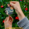 Snowman Series 4 Ceramic Ornament, Friends Christmas Ornaments