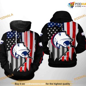 South Alabama Jaguars US Flag NCAA 3D Hoodie, Sweatshirt, Shirt