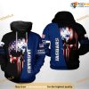 South Alabama Jaguars US Flag Skull NCAA 3D Hoodie, Sweatshirt, Shirt