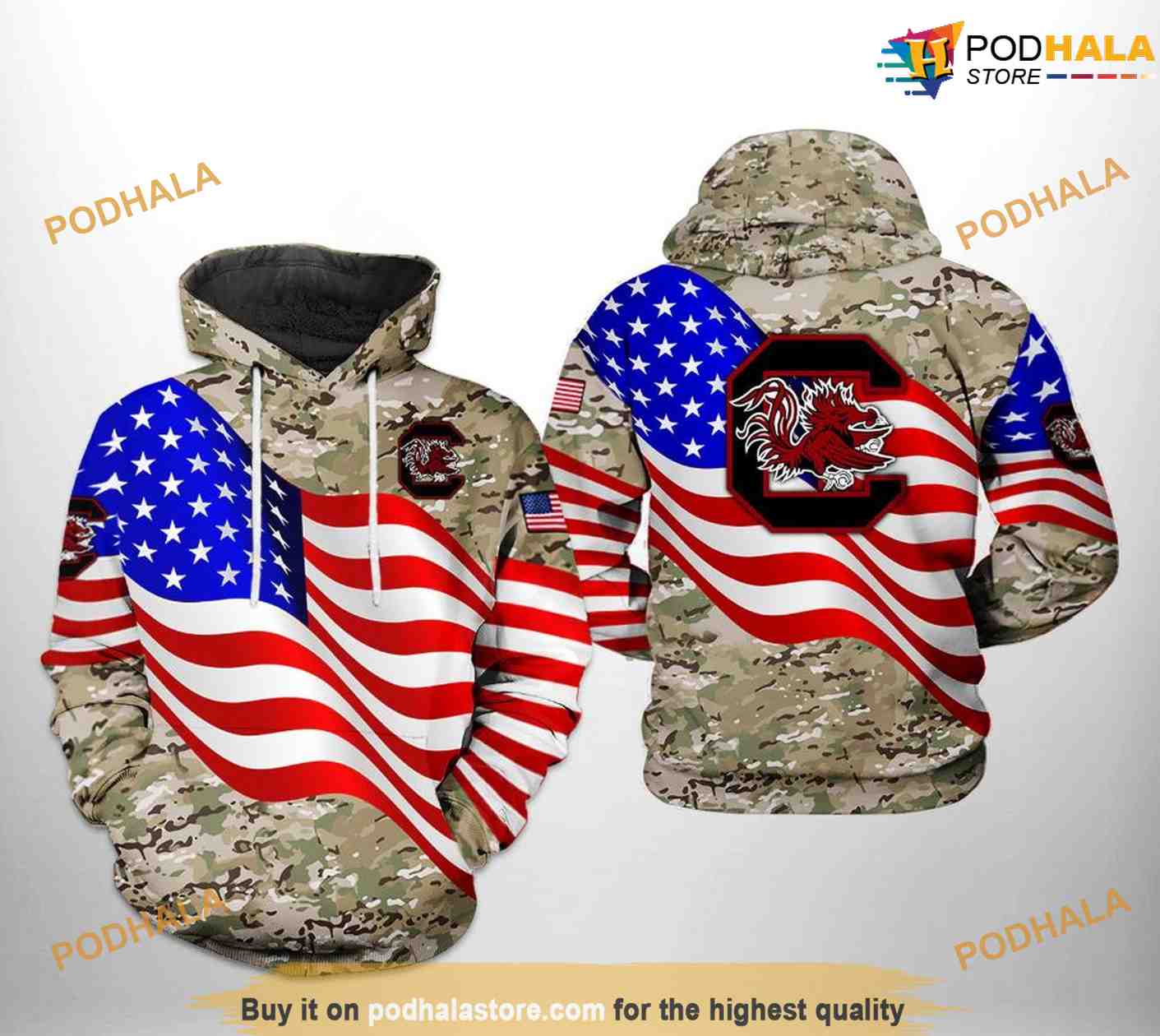 South Carolina Gamecocks US Flag Camo Veteran NCAA 3D Hoodie, Sweatshirt, Shirt South Carolina Gamecocks US Flag Camo Veteran NCAA 3D Hoodie, Sweatshirt, Shirt