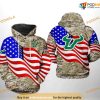 South Florida Bulls US Flag Camo Veteran NCAA 3D Hoodie, Sweatshirt, Shirt