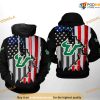 South Florida Bulls US Flag NCAA 3D Hoodie, Sweatshirt, Shirt