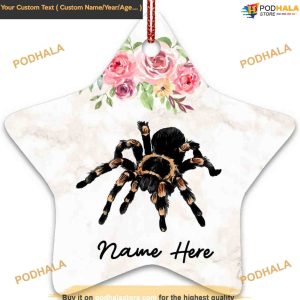 Spider Christmas 2022 Ornament, Personalized Family Christmas Ornaments