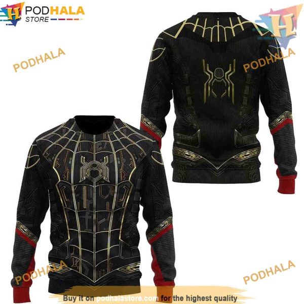 Spiderman All Over Print 3D Sweatshirt, Funny Christmas Gift Ideas