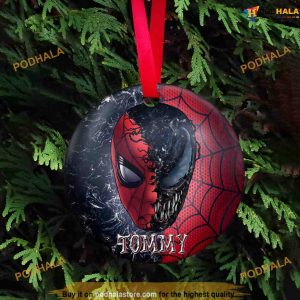 Spiderman & Venom Custom Ornament, Disney Xmas Decorations