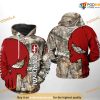 Stanford Cardinals Camo Veteran Hunting NCAA 3D Hoodie, Sweatshirt, Shirt