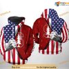 Stanford Cardinals US Flag NCAA 3D Hoodie, Sweatshirt, Shirt