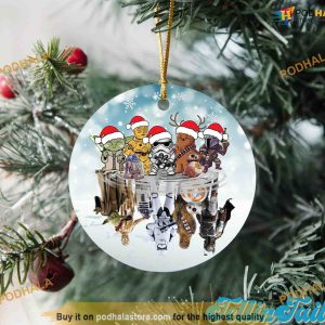 Star Wars Christmas Ornament, Mandalorian & Baby Yoda, Star Wars Xmas Decor