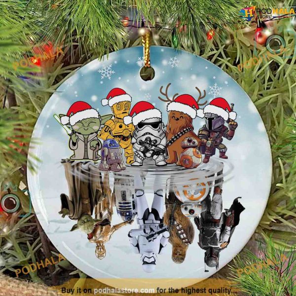 Star Wars Christmas Ornament, Stormtrooper Yoda Xmas Decoration