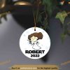 Star Wars Leia Organa 2023 Ornament, Name Xmas Ornament, Star Wars Xmas Decor