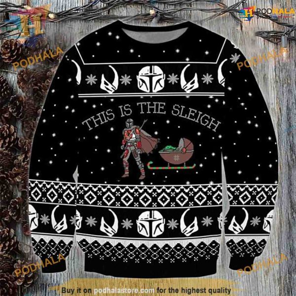 Star Wars Lover Ugly Christmas 3D Sweater, Friends Christmas Sweater
