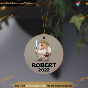 Star Wars Luke Skywalker Ornament, Personalized Family Christmas Ornaments