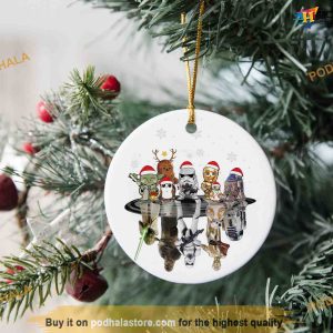 Star Wars Ornament, Baby Yoda & Stormtrooper, Star Wars Xmas Decor