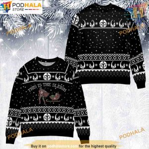 Star Wars Sleigh Ugly Christmas 3D Sweater, Great Gift For Christmas