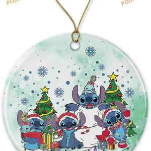 Stitch Christmas 2023, Lilo and Stitch Decorations, Disney Stitch Ornament