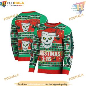 Stone Cold Steve Austin Ugly Christmas Sweater, Funny Xmas Sweater