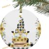 Sunflower Gnome Christmas Ornaments Custom Family Ornaments
