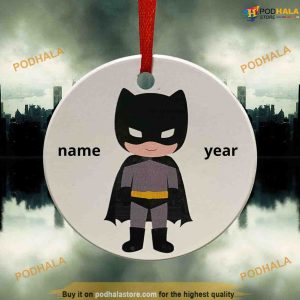 Superhero 2023 Kids Ornament, Personalized Family Christmas Ornaments