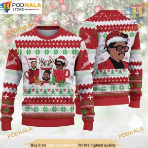 T.WeekndLove Xmas Knitted Ugly Sweater, Funny Christmas Gift Ideas