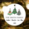 Tailored Family Festive Ornament, Custom Family Ornaments