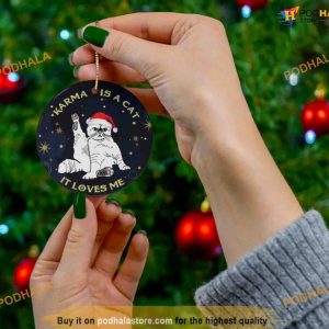 Taylor Ceramic Ornament, Unique Swift Christmas Design