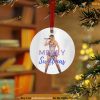 Taylor Christmas Tree Ceramic Ornament
