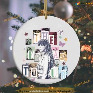 Taylor Eras Tour 13 Ornament, Christmas Edition