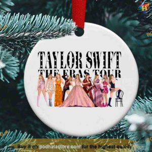 Taylor Era's Tour Ornament, Festive Holiday Design