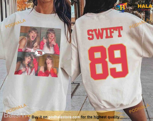 Taylor Swift & Travis Kelce Chiefs Era Sweatshirt, 1989 Inspiration