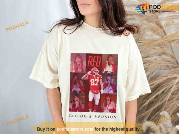 Taylor Swift & Travis Kelce Football Shirt, Kansas City Fan Gifts