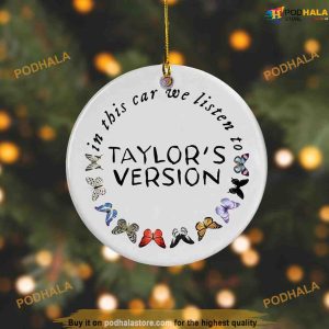 Taylor Version Car Christmas Ornament, Friends Christmas Ornaments
