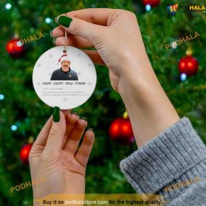 Ted Lasso Christmas Ceramic Ornament, Family Tree Decoration