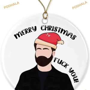 Ted Lasso Christmas Tree Ornament, Family Christmas Ornaments