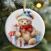 Teddy Bear Christmas Ornament, Family Christmas Ornaments