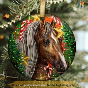 Tennessee Horse Christmas Ornament, Personalized Family Ornaments