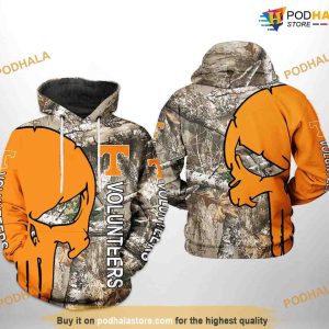 Tennessee Volunteers Camo Veteran Hunting NCAA 3D Hoodie, Sweatshirt, Shirt