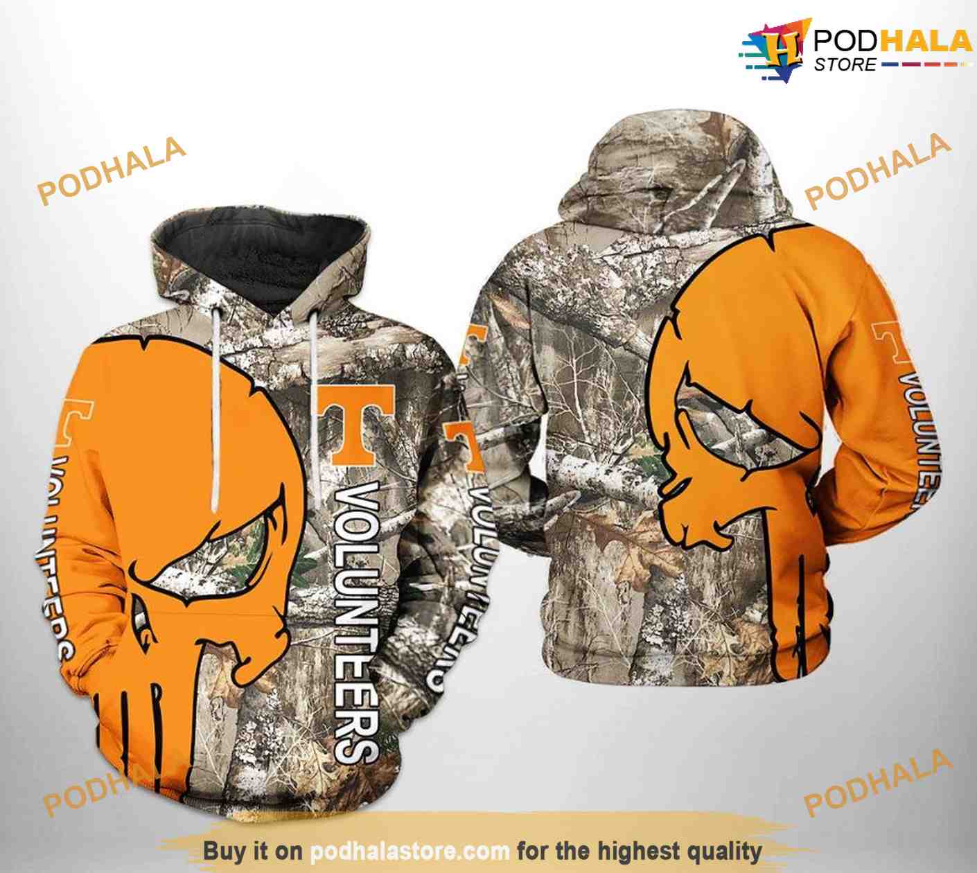 Dallas Cowboys Hunting Camo 3D Hoodie All Over Print Dallas Cowboys Gifts  For Dad - T-shirts Low Price