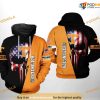 Tennessee Volunteers US Flag Skull NCAA 3D Hoodie, Sweatshirt, Shirt