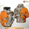 Texas Longhorns Camo Veteran Hunting NCAA 3D Hoodie, Sweatshirt, Shirt