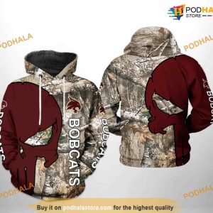 Texas State Bobcats Camo Veteran Hunting NCAA 3D Hoodie, Sweatshirt, Shirt