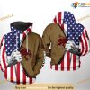 Texas State Bobcats US Flag NCAA 3D Hoodie, Sweatshirt, Shirt