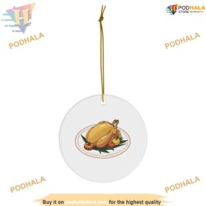 Thanksgiving Turkey Shapes Ornament, Personalized Family Ornaments