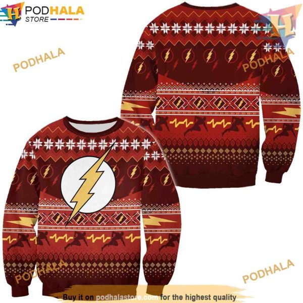 The Flash Ugly Christmas Sweater, Funny Xmas Gifts