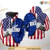Toledo Rockets US Flag NCAA 3D Hoodie, Sweatshirt, Shirt