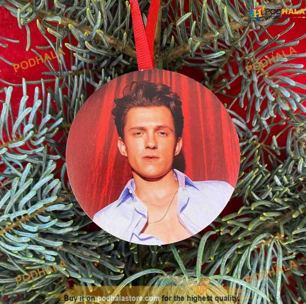 Tom Holland Christmas Tree Ornament, Personalized Family Ornaments
