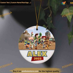 Toy Story 4 Christmas Ornament, Personalized Family Christmas Ornaments