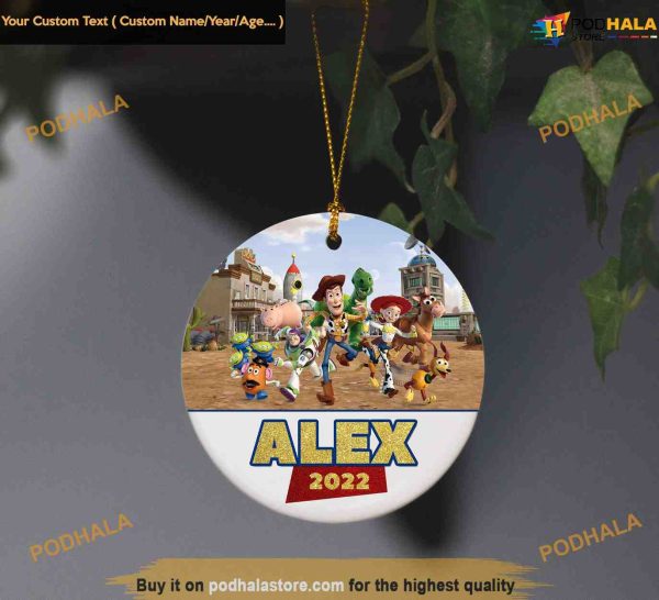 Toy Story 4 Christmas Ornament, Personalized Family Christmas Ornaments
