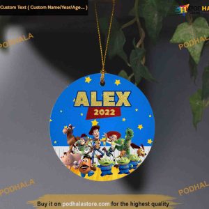 Toy Story 4 Personalized Ornament, Custom Family Ornaments