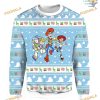 Toy Story Light Blue 3D Sweater, Funny Sweater