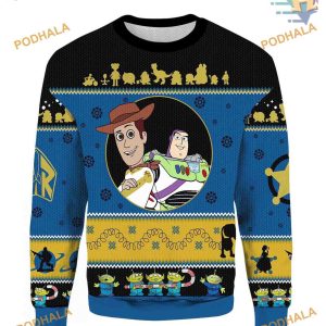 Toy Story Ugly Christmas 3D Sweater, Family Ugly Christmas Sweater